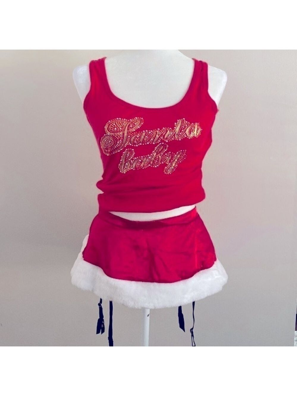 Victoria’s Secret Santa baby tank top- only